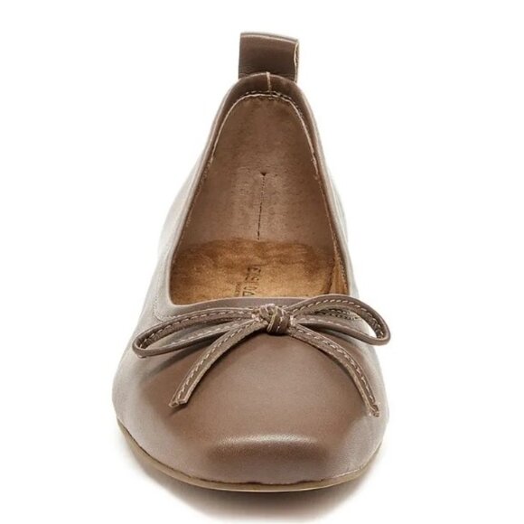 Kelsi Dagger Brooklyn Size 7.5M Women's Frankie Dark Brown Slip On Ballet Flats - Picture 1 of 10